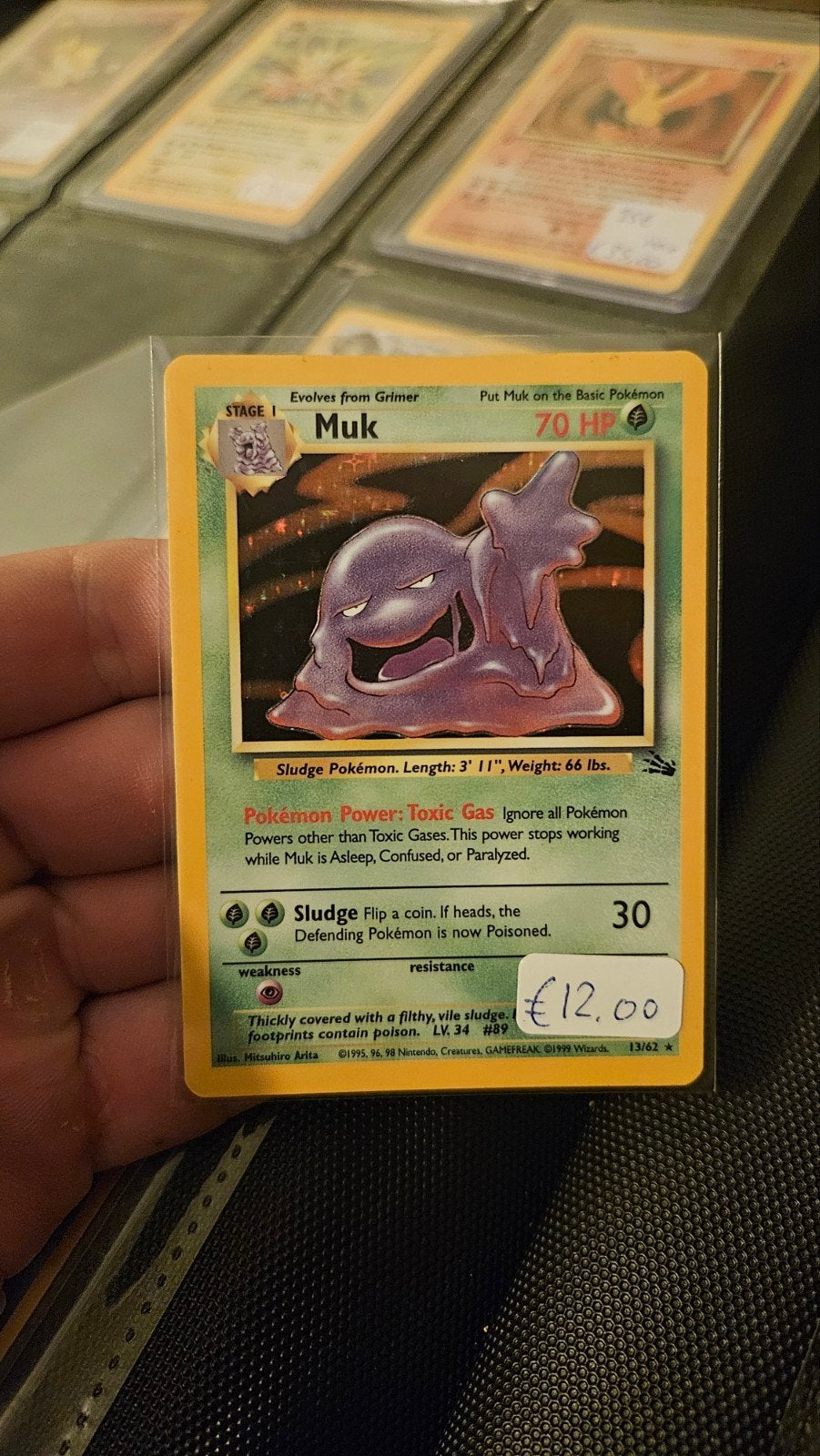 Muk Holo Pokemonkaart!, Ophalen of Verzenden, Zo goed als nieuw