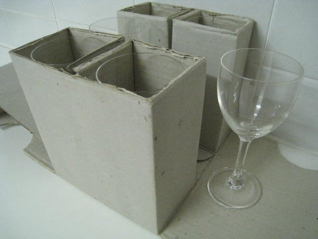 Set van 6 wijnglazen, hoogte 15cm, diameter 6,3cm, nieuw !!!, Verzamelen, Glas en Borrelglaasjes, Ophalen, Nieuw, Bierglas