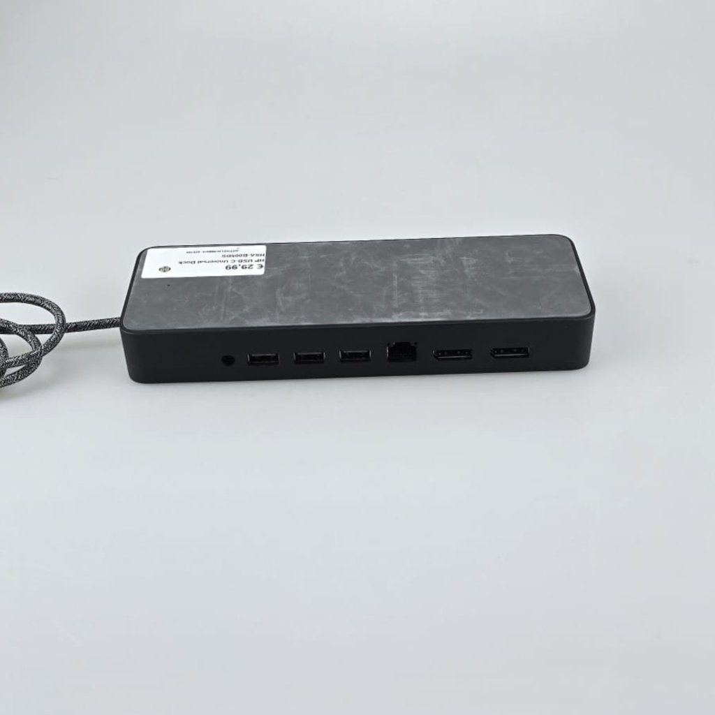 HP USB-C Universal Dock HSA-B005DS, HP, Gebruikt, Support@hp.com, 1501 Page Mill Road
Palo Alto, CA 94304
USA