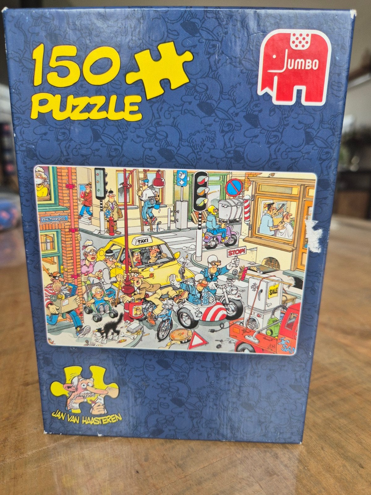 Jan van Haasteren puzzel 150 stukjes 'Opzij!', Hobby en Vrije tijd, Denksport en Puzzels, Ophalen of Verzenden, Minder dan 500 stukjes