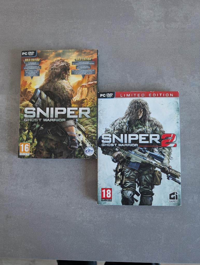 Sniper ghost warrior 1 / sniper ghost warrior 2 PC, Vanaf 18 jaar, Shooter, 1 speler, Ophalen of Verzenden
