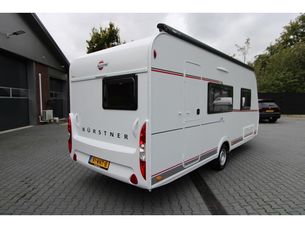 Bürstner Premio Life 480 TS Mover-ThuleLuifel-2023, Caravans en Kamperen, Tot en met 3, 5 tot 6 meter, Kachel, 1000 - 1250 kg