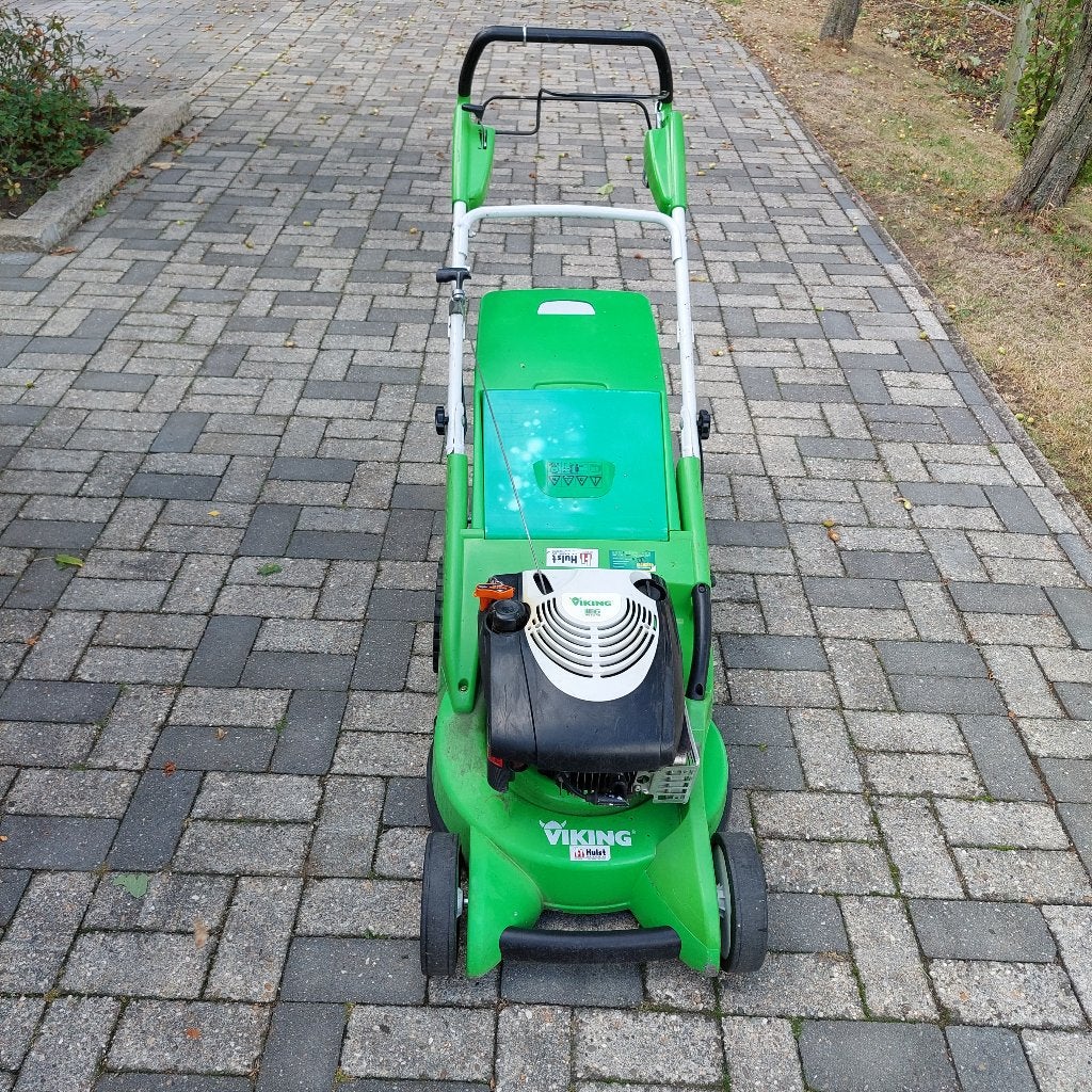 Grasmaaier Viking, Ophalen, Gebruikt, Opvangbak, Benzine-grasmaaier