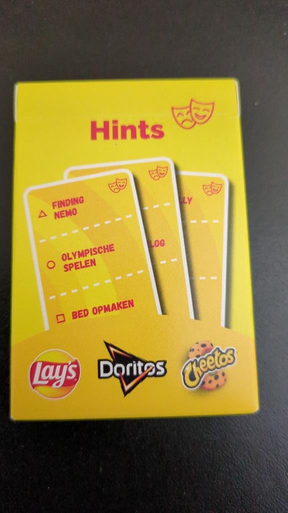 Gratis spel. HINTS. Reclame bij de chips., Ophalen, Kwartet(ten)