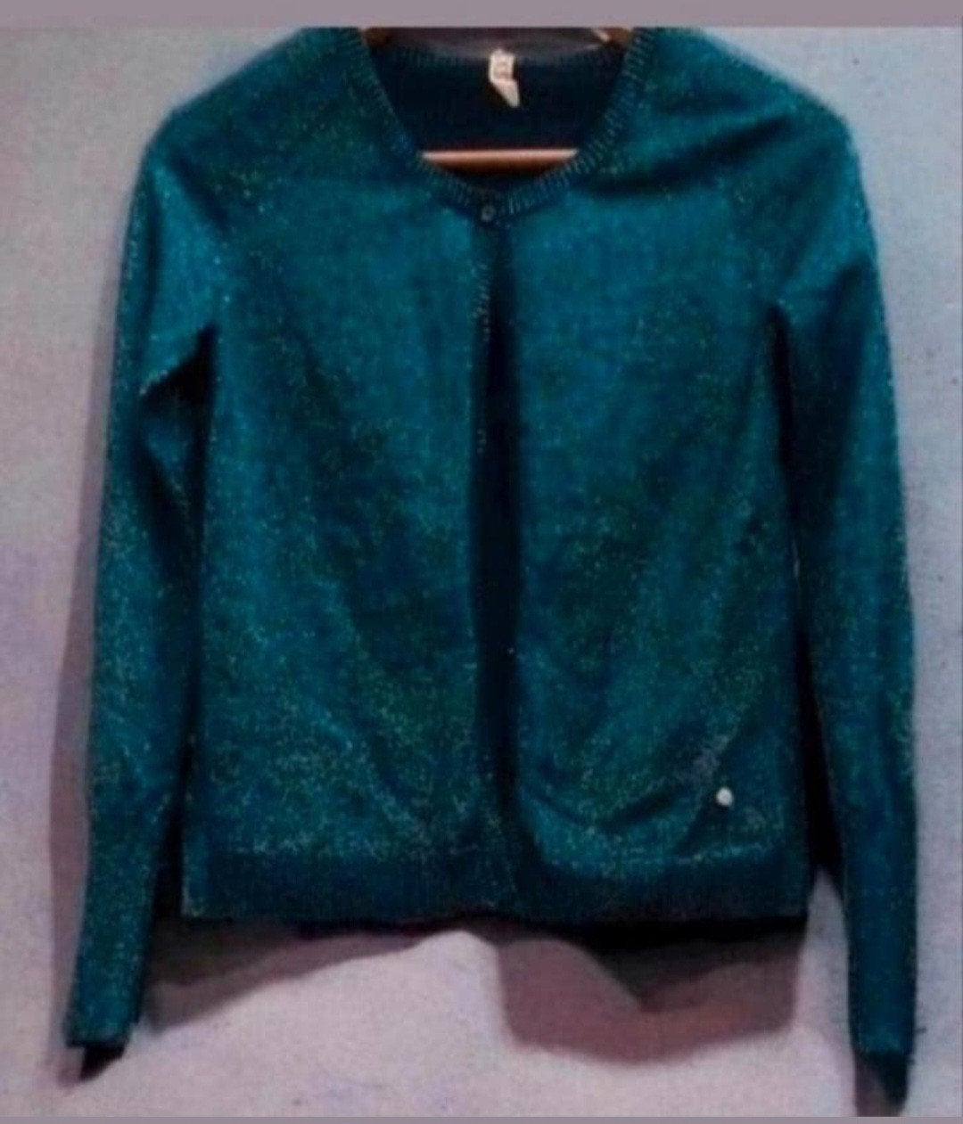 CKS donkerblauw vestje met subtiele glitters, maat 34/36, Blauw, Ophalen of Verzenden, Zo goed als nieuw, Maat 34 (XS) of kleiner