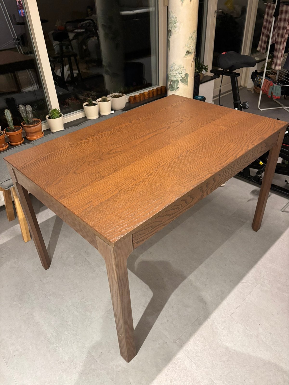 4 tot 8 persoons uitschuifbaar eettafel IKEA, Huis en Inrichting, Tafels | Eettafels, Ophalen, Gebruikt, 200 cm of meer, 50 tot 100 cm