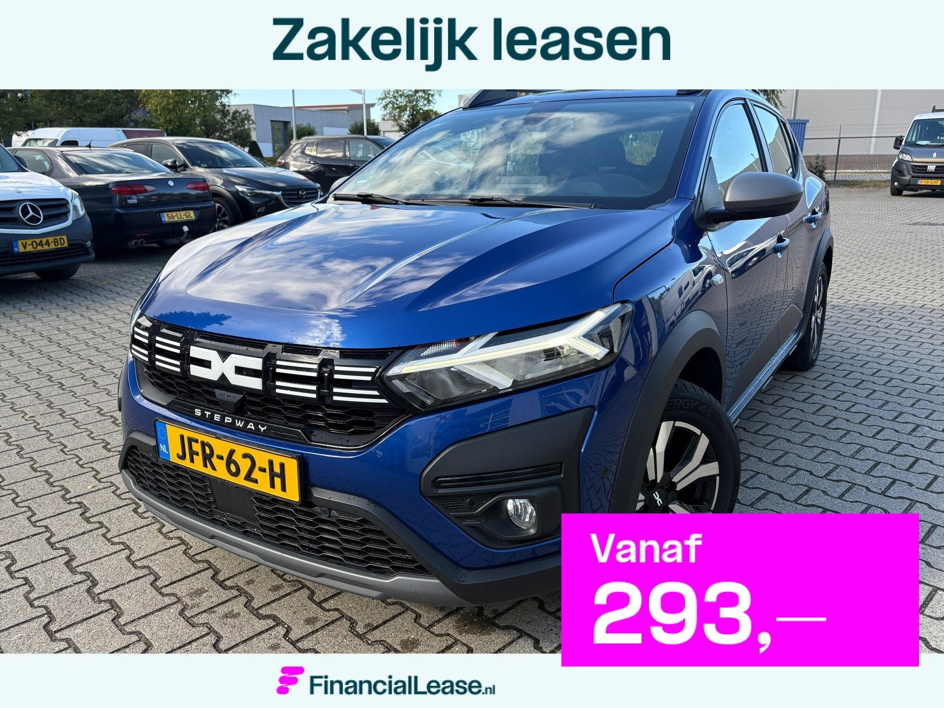 Dacia SANDERO 1.0 TCe 90 STEPWAY Expression 5d AUTOMAAT, Rij, 12 maanden, Stof, Gebruikt, Blauw