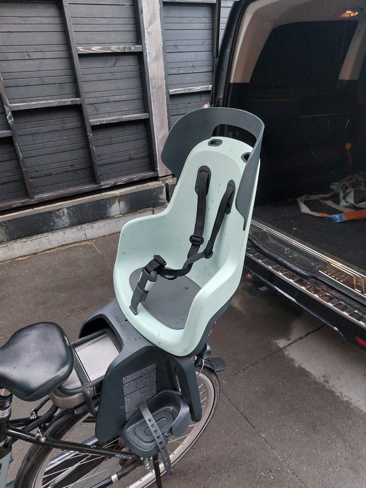 Bobike Exclusive Tour Fietszitje Achter - Zo goed als nieuw, Ophalen, Achterzitje, Voetsteuntjes, 9 t/m 18 kg