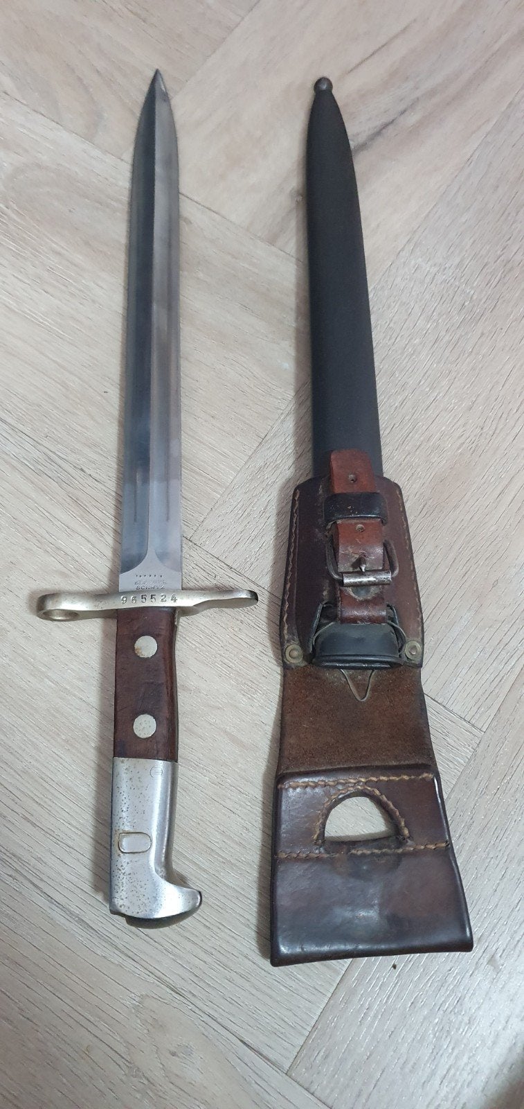 Bajonet, Verzamelen, Ophalen of Verzenden, Landmacht, Mes of Dolk
