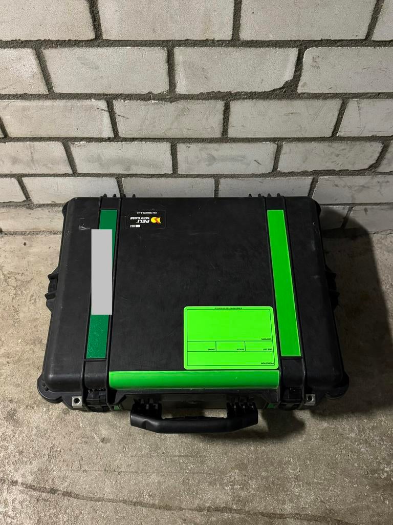 Pelican Case 1600 / peli case 1600 - Robuuste Beschermkoffer, Gebruikt, 50 tot 60 cm, Hard kunststof, 45 tot 55 cm