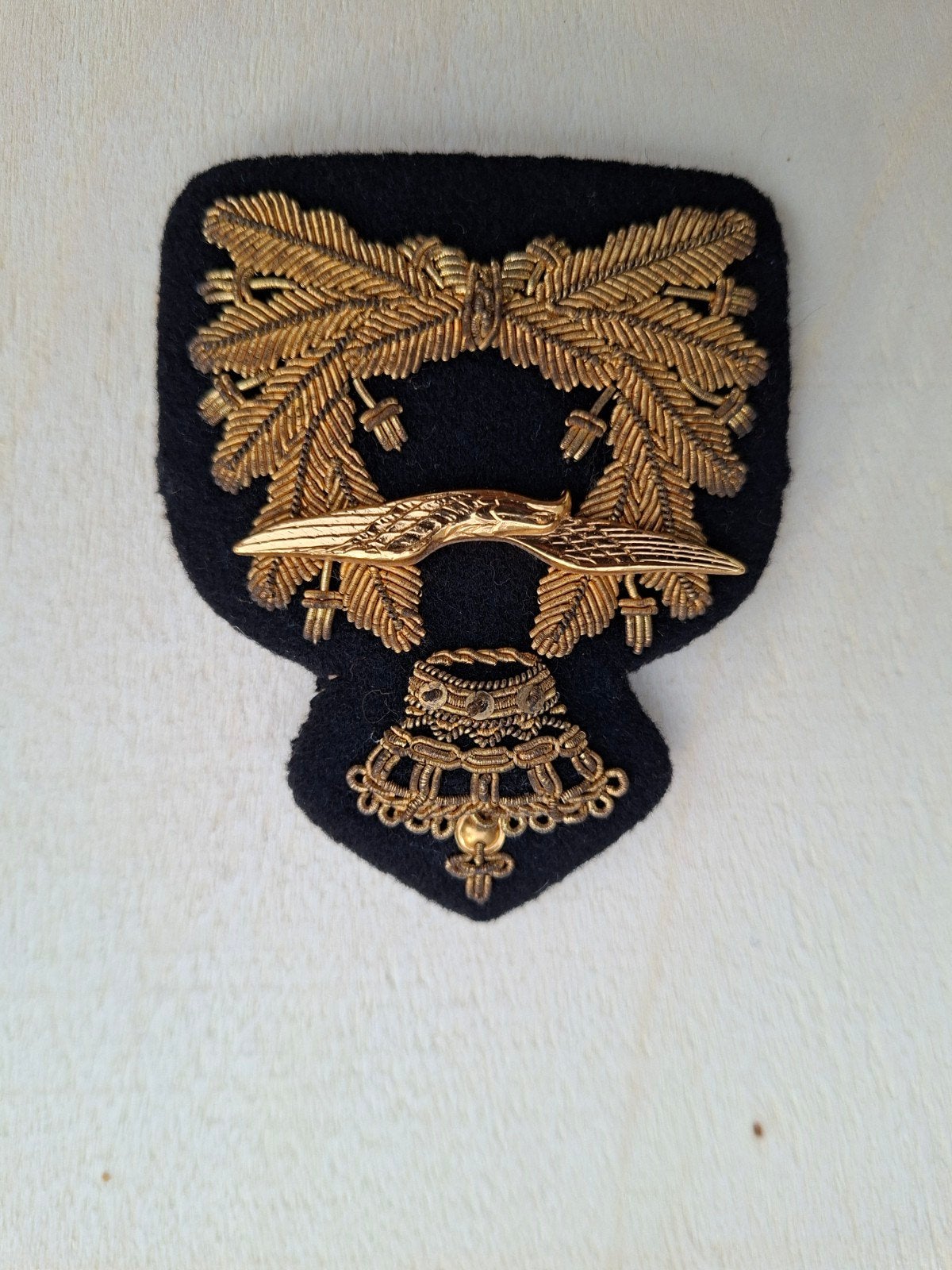 petembleem officier koninklijke luchtmacht, Ophalen of Verzenden, Luchtmacht, Nederland, Embleem of Badge