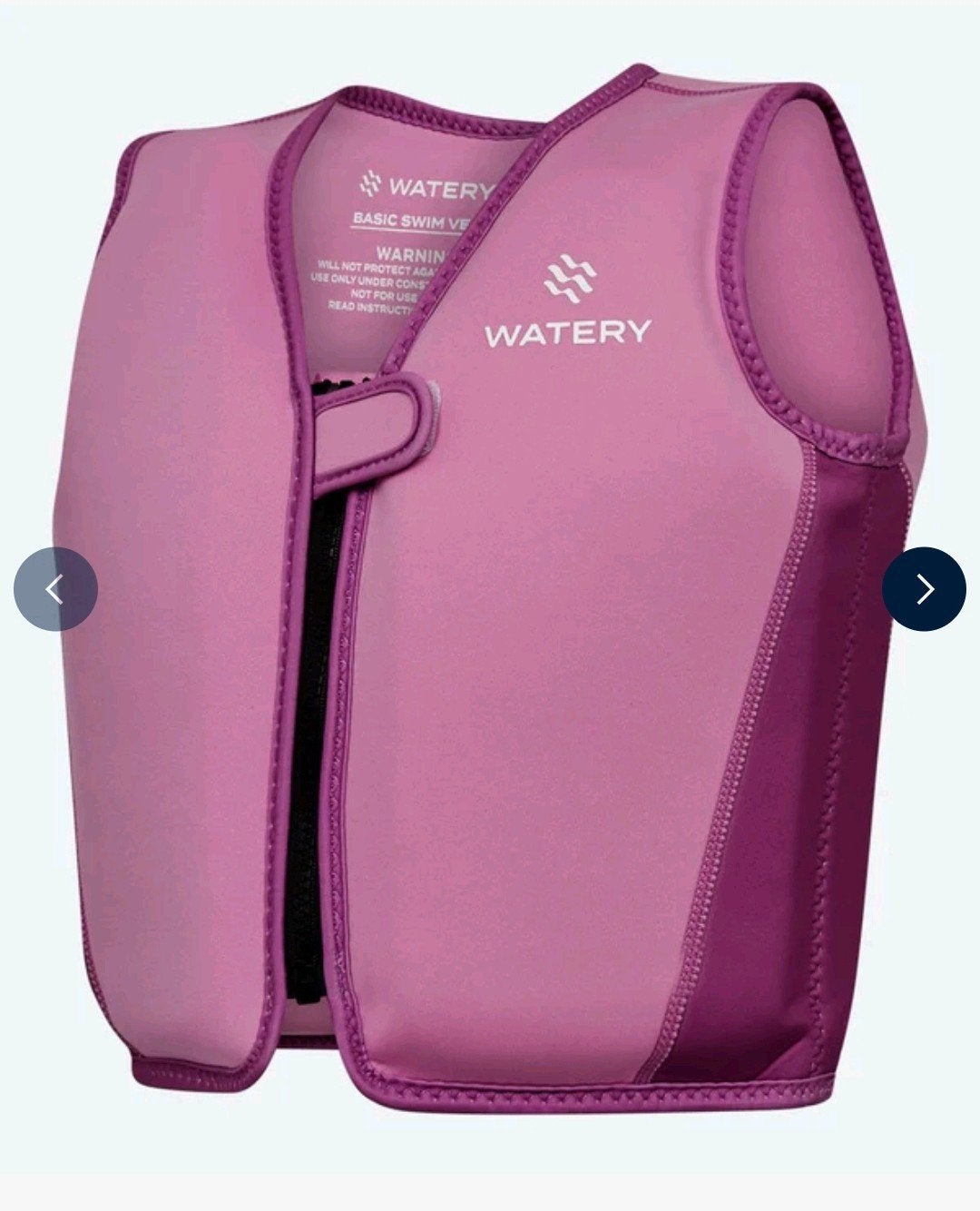 Watery Basic Zwemvest Roze - 4-6 jaar, Kinderen en Baby's, Babykleding | Baby-zwemkleding, Ophalen, Jongetje of Meisje, Zwem-accessoire