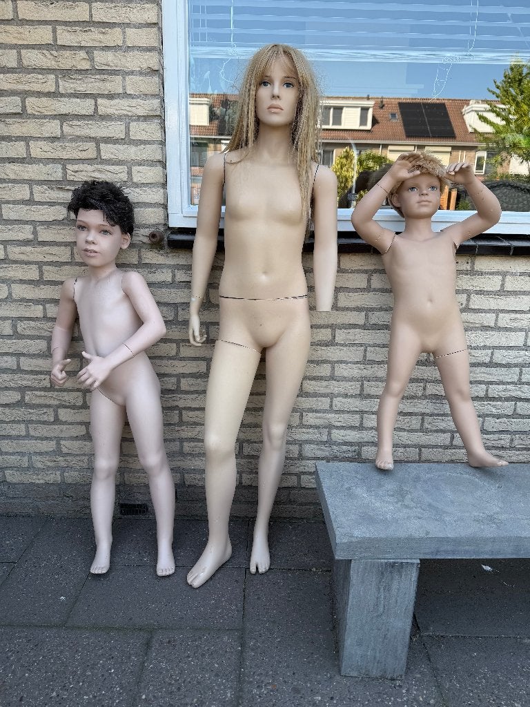 Kinder etalagepoppen, Ophalen of Verzenden, Gebruikt, Paspop