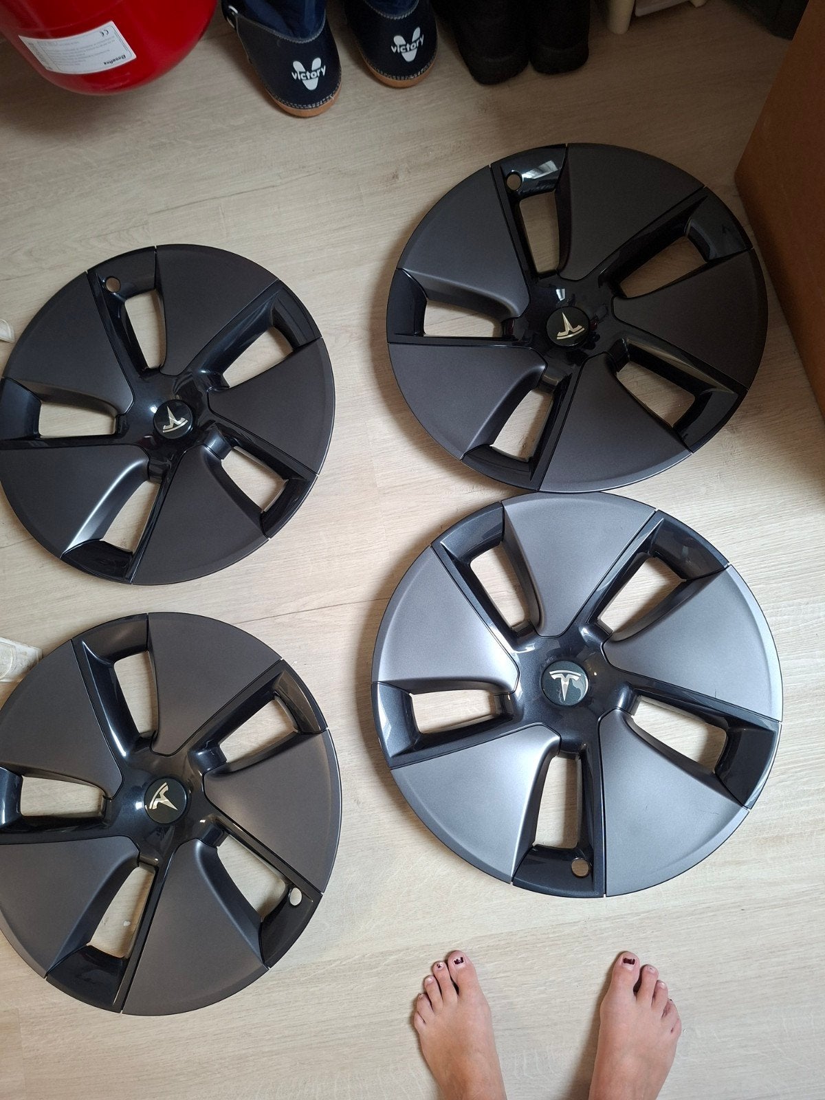Tesla Model 3 Aero wieldoppen (set van 4)