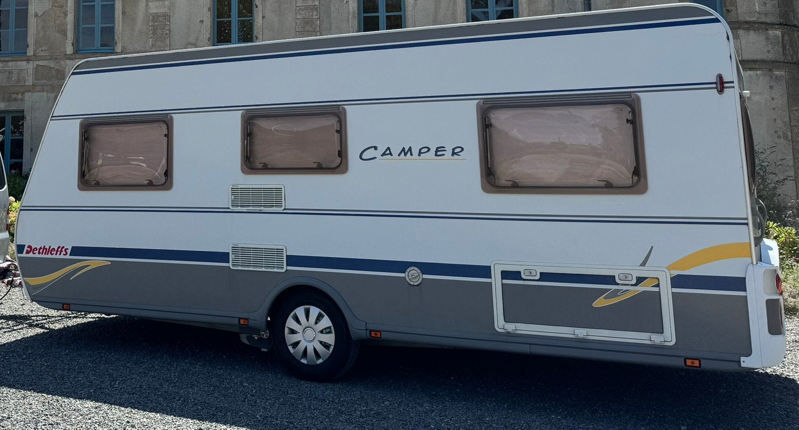 Caravan Dethleffd Camper 510, Rondzit, Frans bed, Particulier, Dethleffs