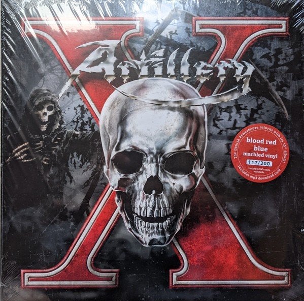 ARTILLERY - X (Blood Red Blue Marbled Vinyl), LP, Verzenden, Colored vinyl, 12 inch