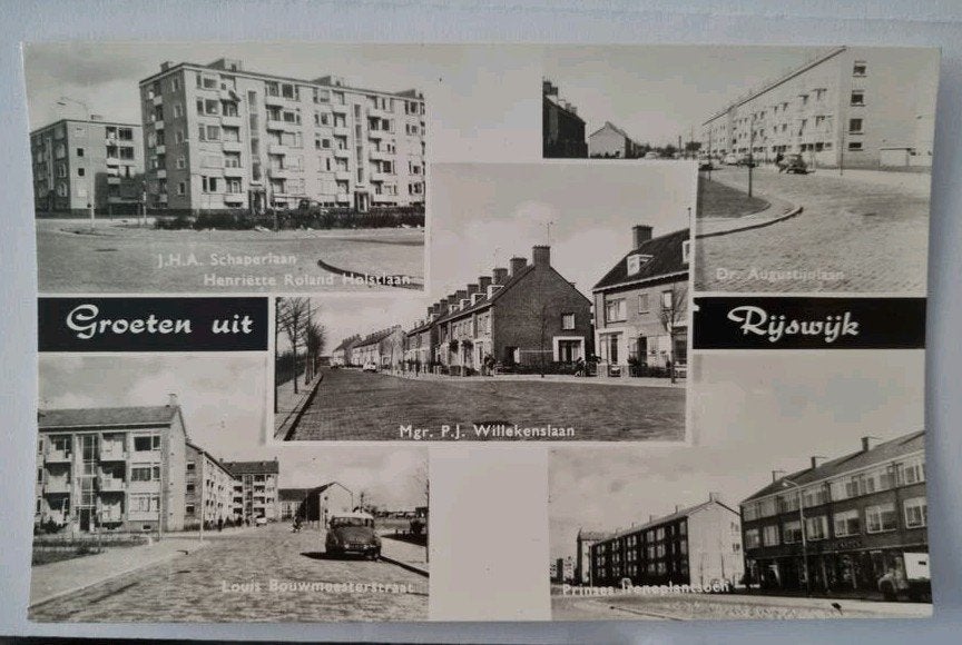 KRT.1770 Rijswijk ZH 5 luik Echte fotokaart, Ophalen of Verzenden, 1960 tot 1980, Ongelopen, Zuid-Holland