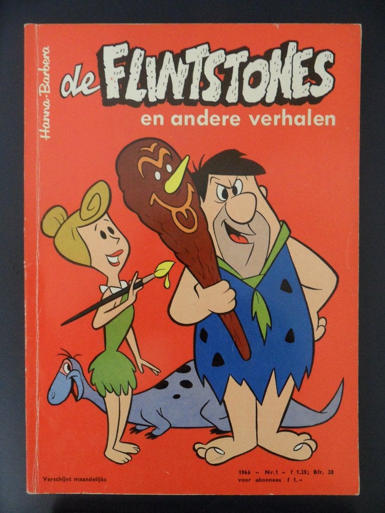 De Flintstones. 4 X, Boeken, Stripboeken, Gelezen, Meerdere stripboeken, Ophalen of Verzenden