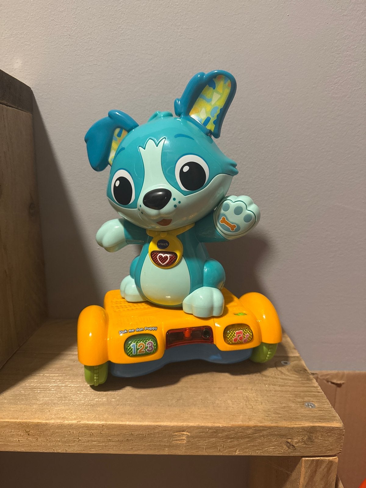 V-tech Pak Me Dan Puppy - Interactief Speelgoed, Ophalen of Verzenden, Gebruikt, 6 maanden tot 2 jaar
