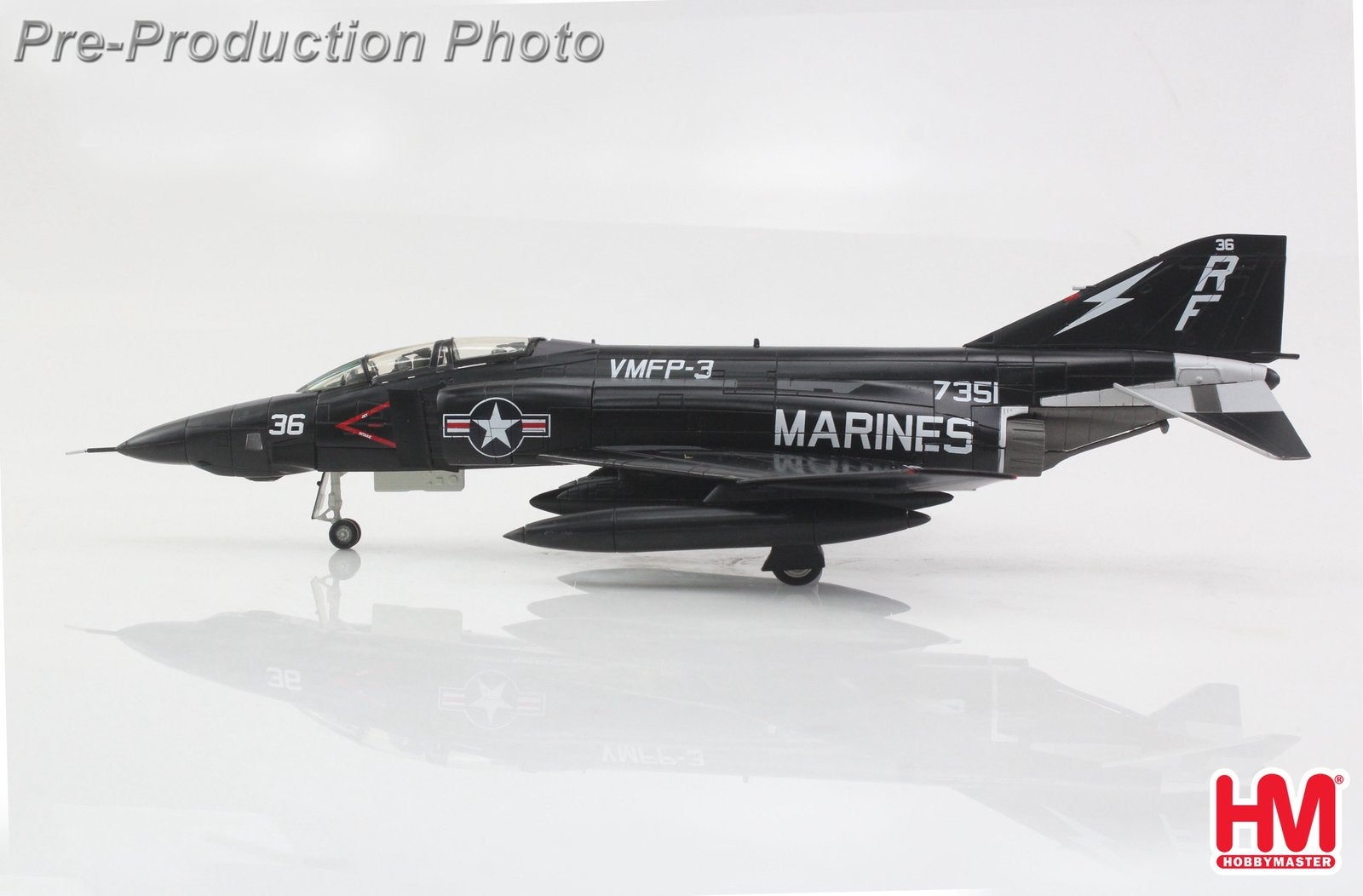 Hobby Master HA19087 | McDonnell Douglas RF-4B Phantom II, Ophalen, Schaalmodel, Nieuw, Pilot Station