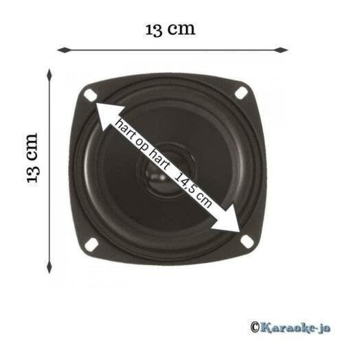 Dynavox 4 Ohm basluidspreker 13 cm 50 Watt