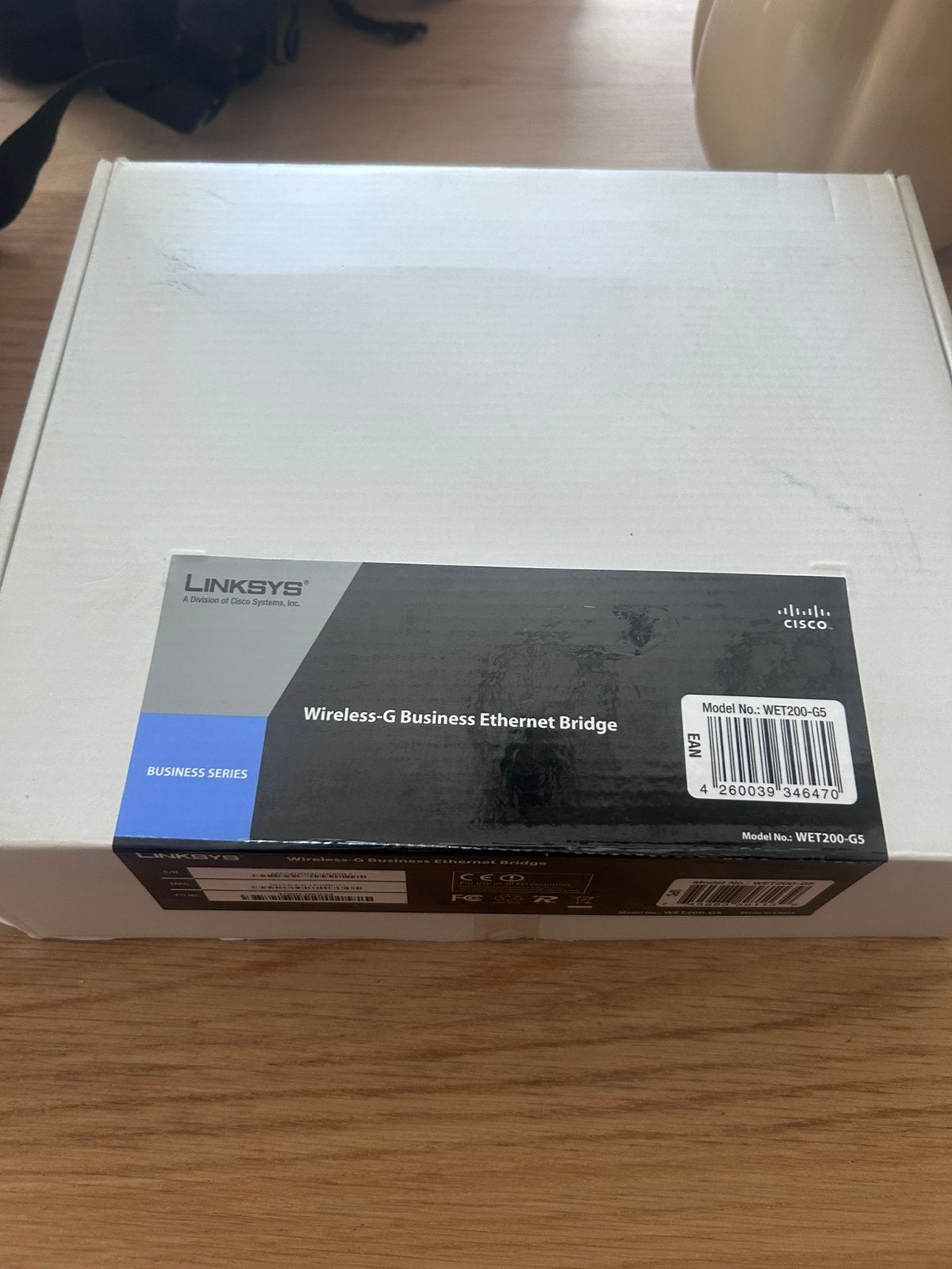 Linksys wireless-G business ethernet bridge perfecte staat, Computers en Software, Ophalen of Verzenden, Zo goed als nieuw, Router