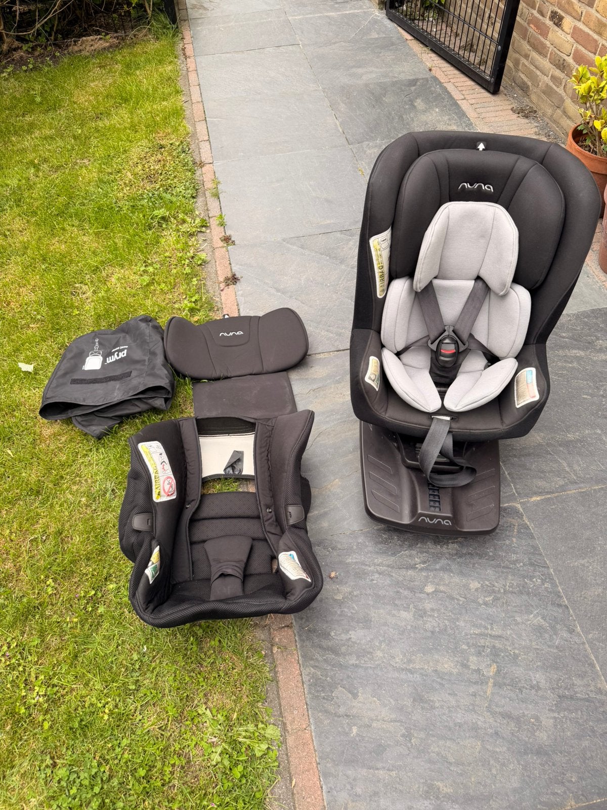 Nuna Prym autostoel 360 graden schuifbaar i-size SIP, Kinderen en Baby's, Autostoeltjes, Ophalen of Verzenden, Zo goed als nieuw