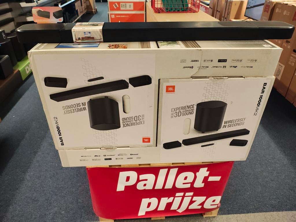 JBL bar 1000mk2, Nieuw, Ophalen of Verzenden, 120 watt of meer, Subwoofer