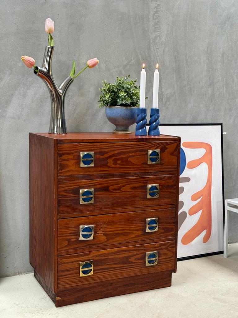 Vintage ladekastje, Ophalen, Minder dan 50 cm, Gebruikt, Q