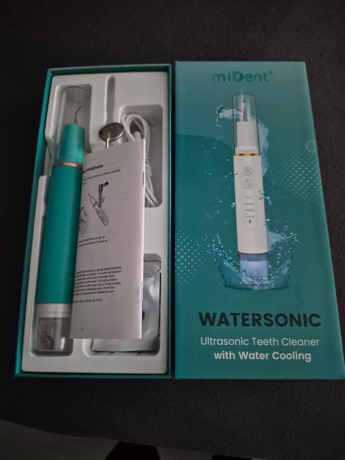 Nieuw MiDent Watersonic Ultrasone Tandenreiniger met Waterko, Ophalen of Verzenden, Nieuw, Mondverzorging