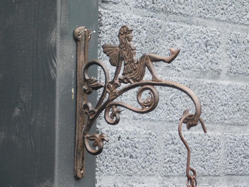 Hanger met Engel - gietijzer - donkerbruin, Ophalen of Verzenden, ., ., .