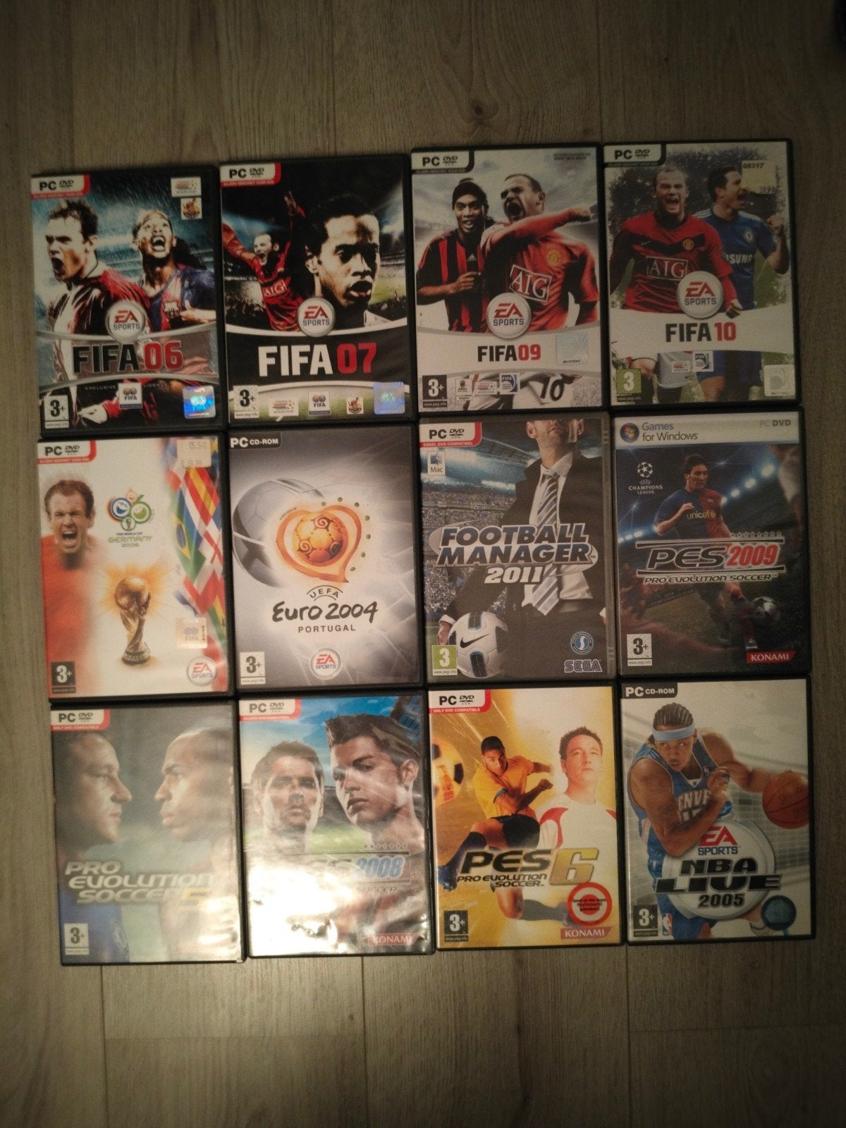 Diverse fifa games en sport 20 stuks pc games zie foto, Ophalen of Verzenden, Gebruikt