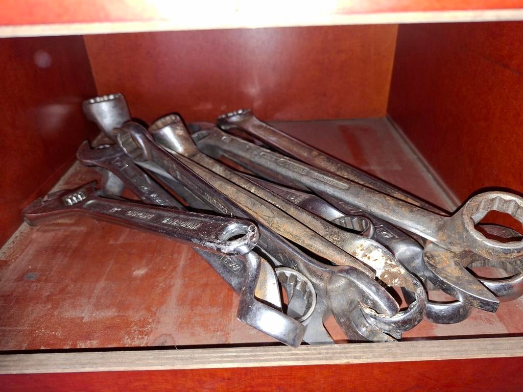 Grote ring- en steeksleutels, Ophalen of Verzenden, Gebruikt