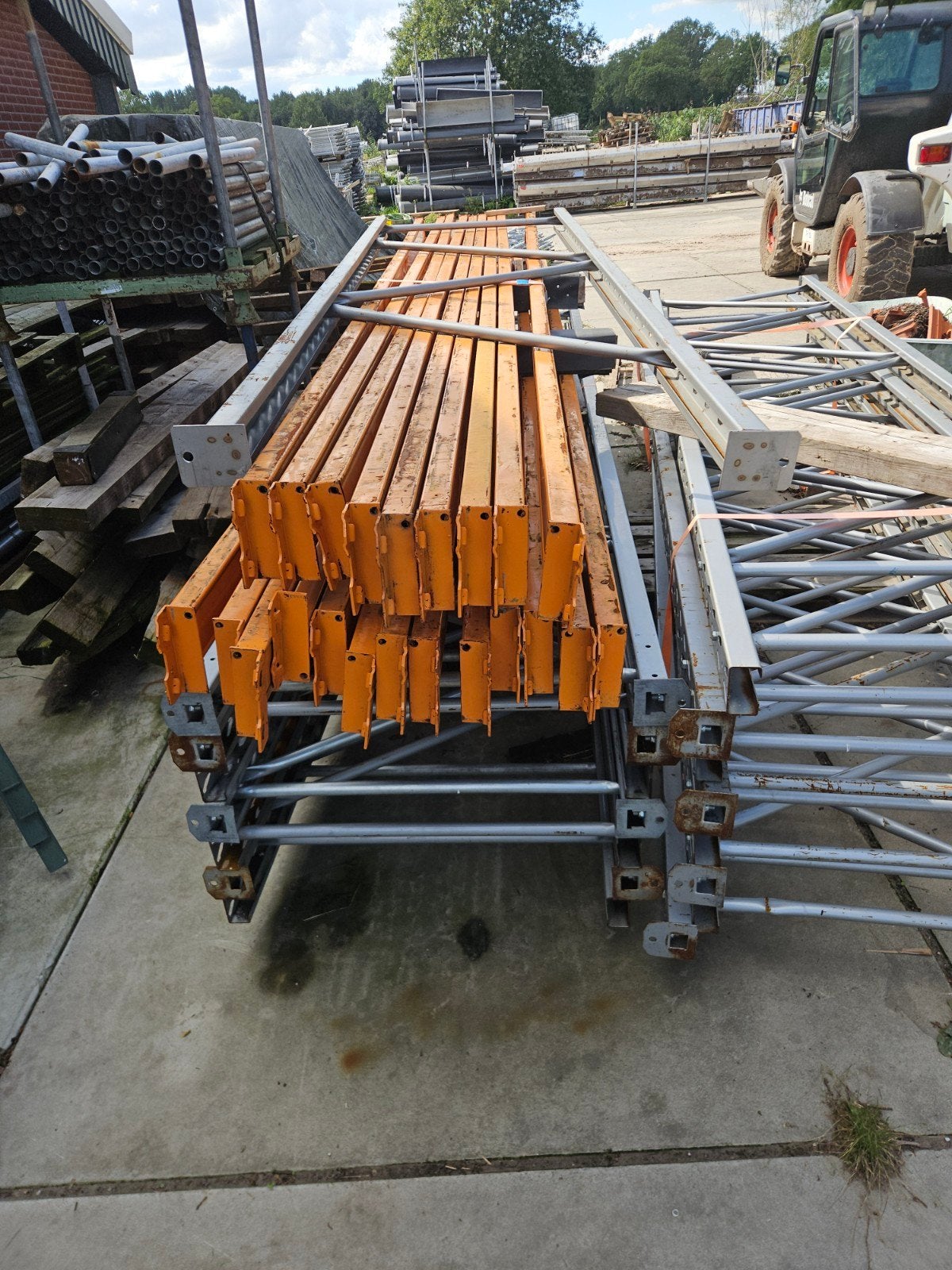 stelling pallet stelling, Ophalen