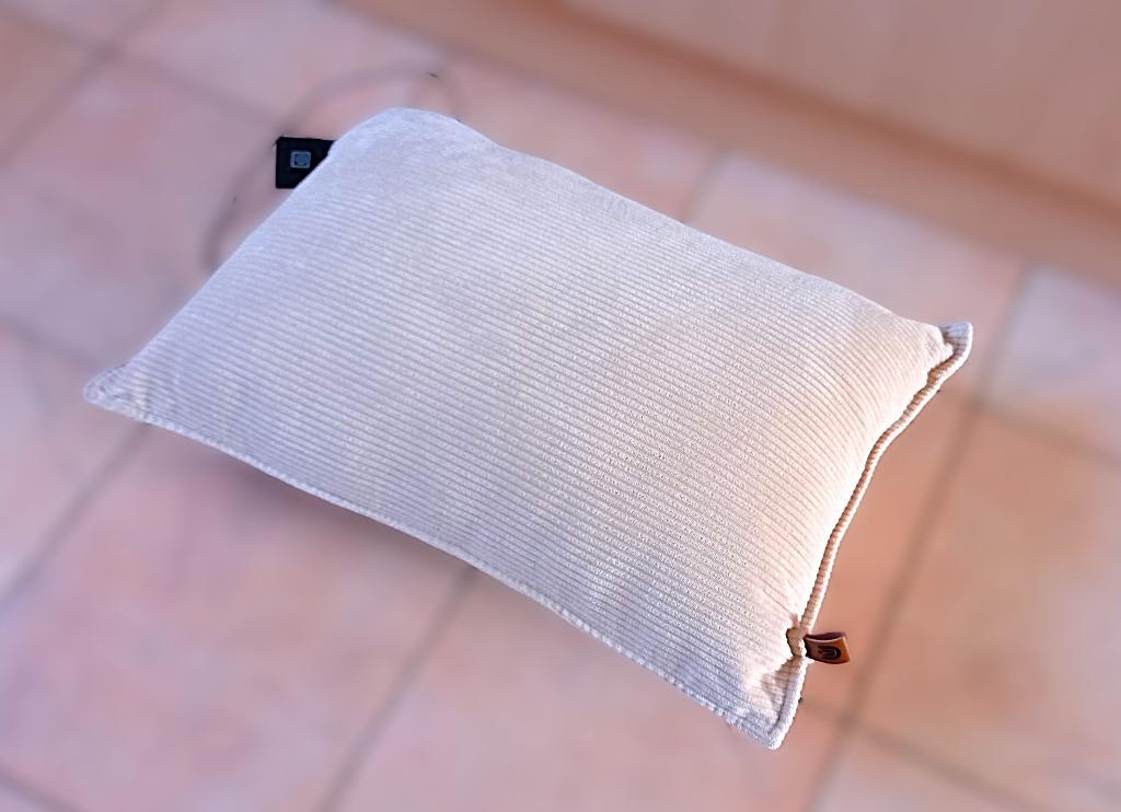 Comfortabel warmtekussen ~40x60cm - creme/beige, Ophalen of Verzenden, Beige, Rechthoekig