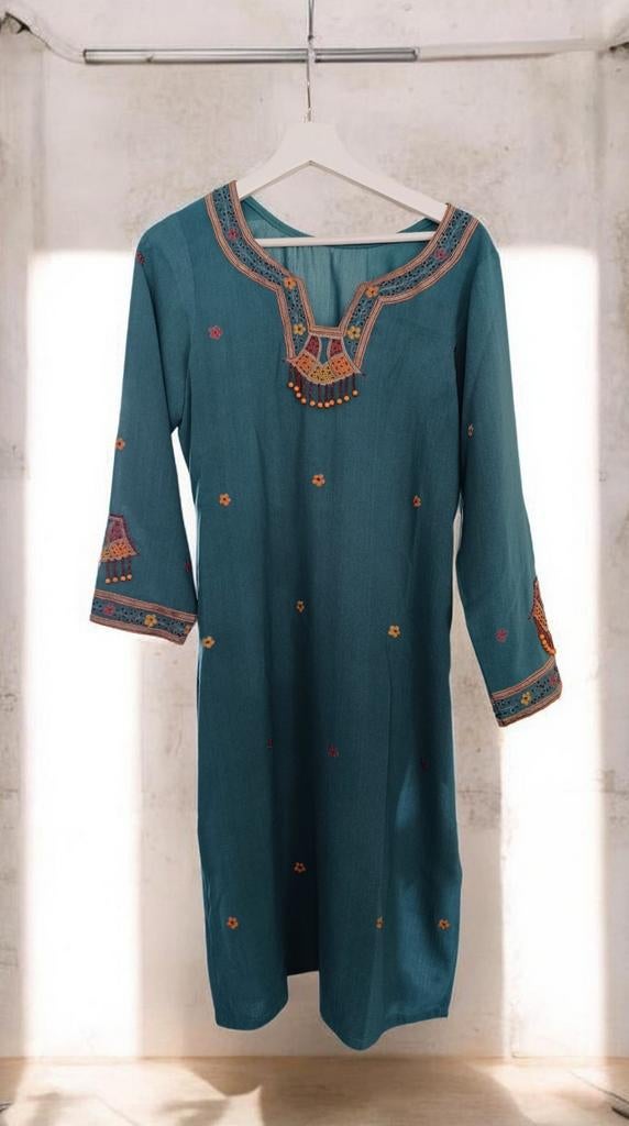 Tuniek/Khamies uit Pakistan, Overige kleuren, Onbekend, Gedragen, Boven de knie
