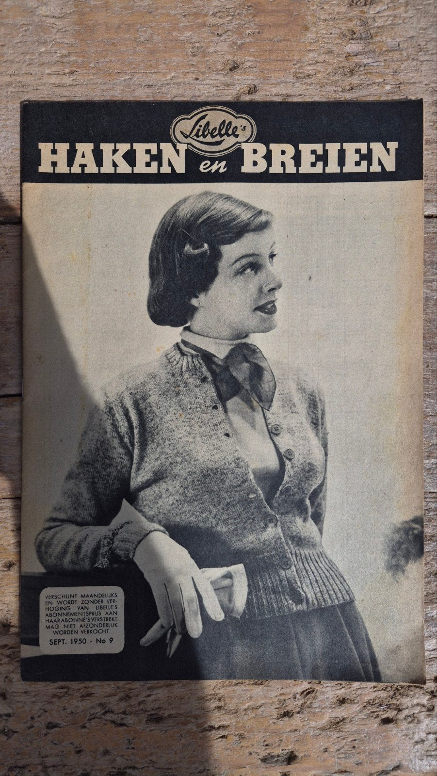 Libelle Haken en Breien - September 1950 - Vintage Patroon, Ophalen of Verzenden