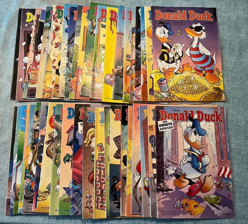 Grote collectie Donald Duck 2019, Meerdere stripboeken, Ophalen of Verzenden, Gelezen