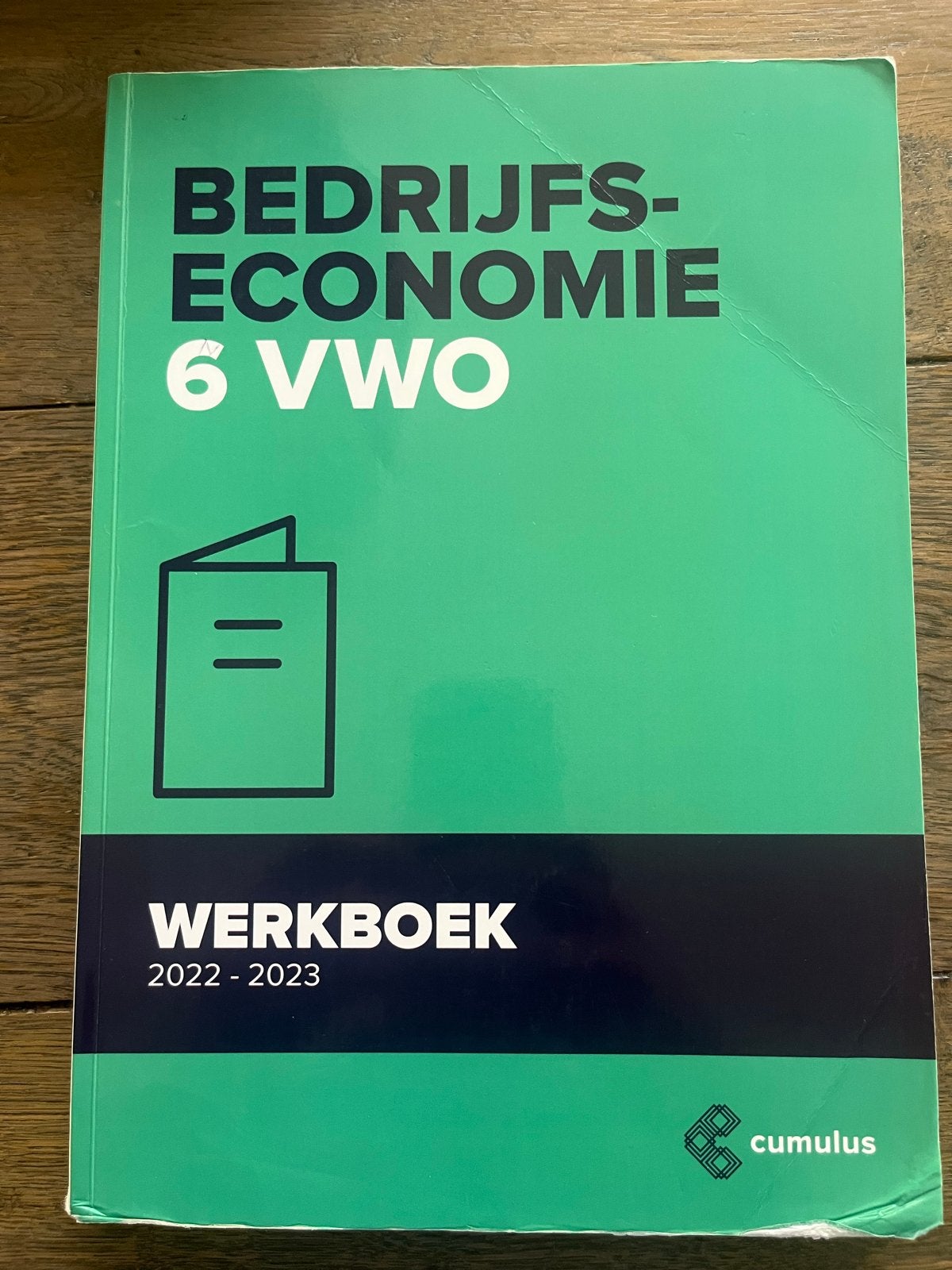 Werkboek Bedrijfseconomie 6 VWO 2022-2023 Cumulus, Boeken, Ophalen of Verzenden, Zo goed als nieuw, VWO, Bedrijfseconomie of M&O