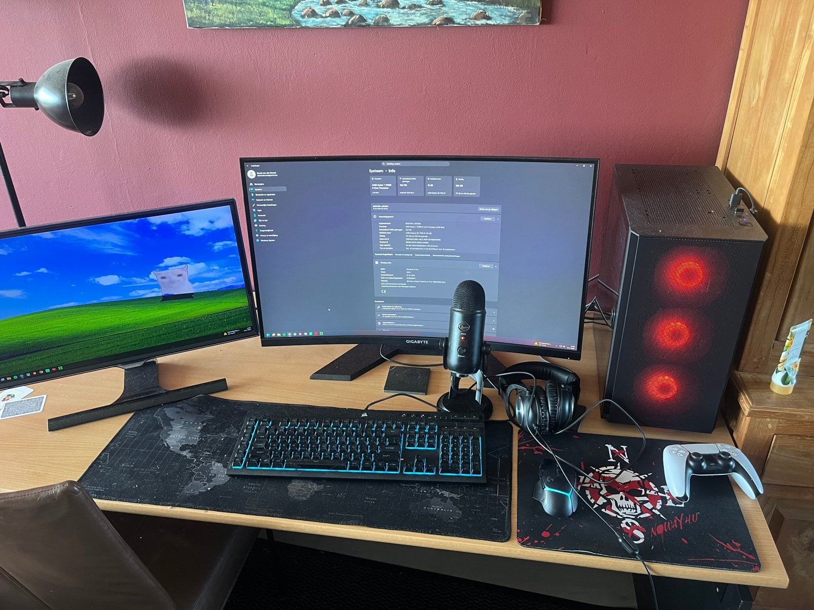 Complete gaming PC setup | RX 7700 XT | Ryzen 7 5700X, Zo goed als nieuw, Gaming, SSD, Ophalen