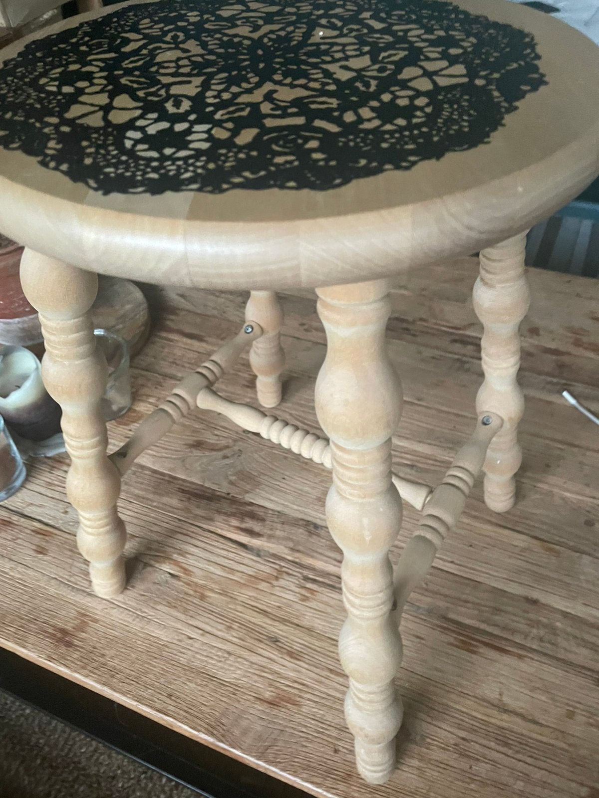 Vintage ikea kruk 2000, Huis en Inrichting, Ophalen of Verzenden, Zo goed als nieuw, Hout