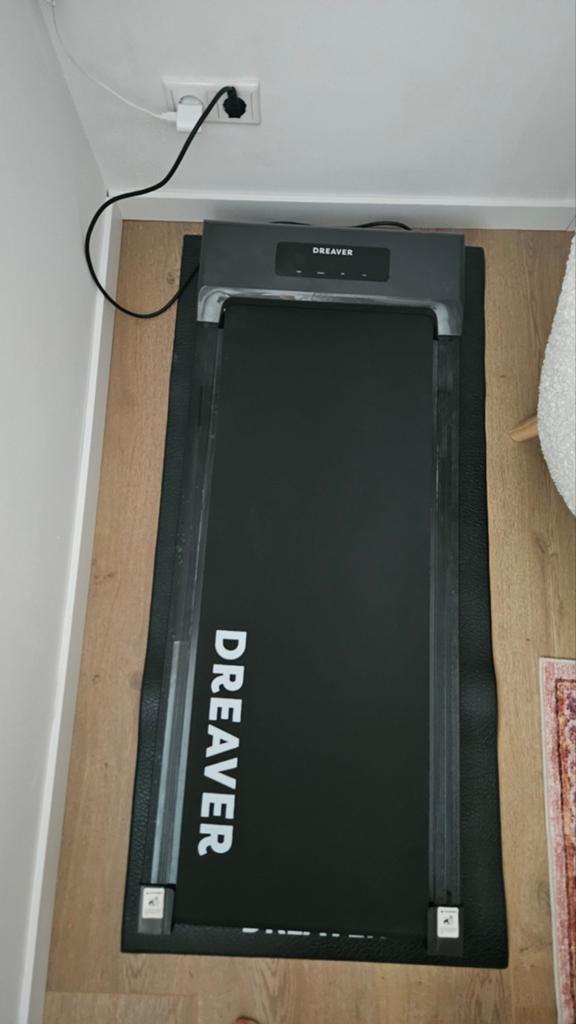 Dreaver Loopband t/m 6km/u met mat en afstandsbediening, Ophalen, Zo goed als nieuw, Benen, Loopband