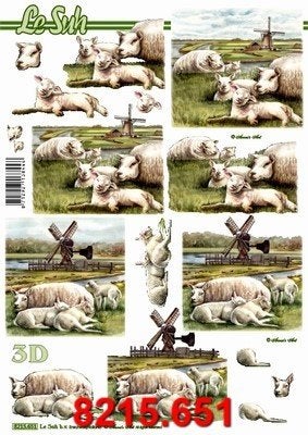 Le Suh 3d Knipvellen (zie beschrijving), Verzenden, Nieuw, Overige thema's, Knipvel