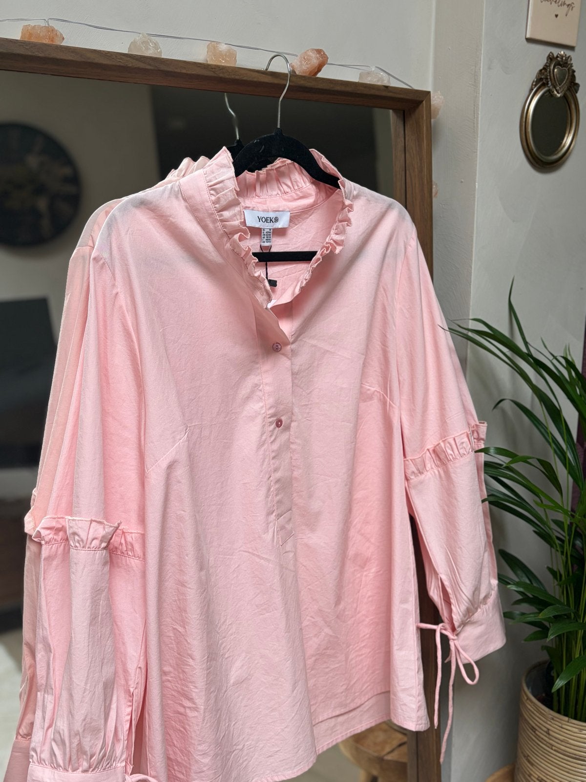 Yoek Blouse Roze Maat M Nieuw met Kaartje, Ophalen of Verzenden, Nieuw, Maat 38/40 (M), Roze