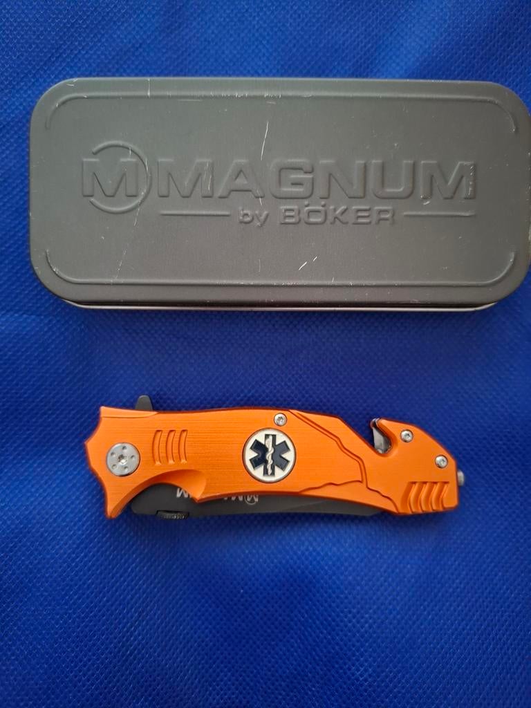 Magnum Boker dokter rescue mes zakmes, Ophalen of Verzenden, Gebruikt
