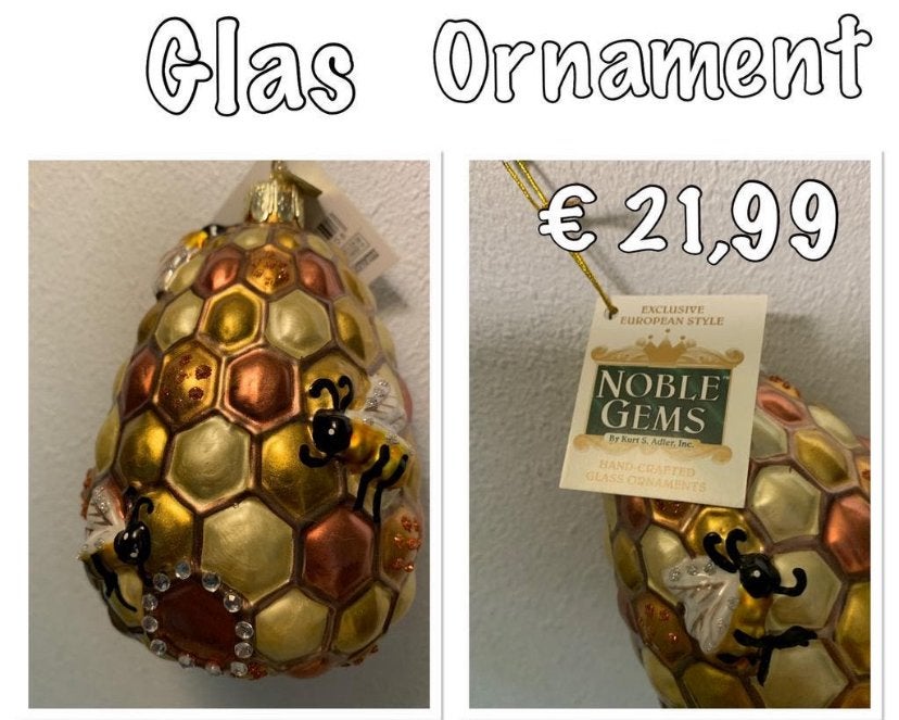 Glas ornament kurt adler, Ophalen of Verzenden, Nieuw