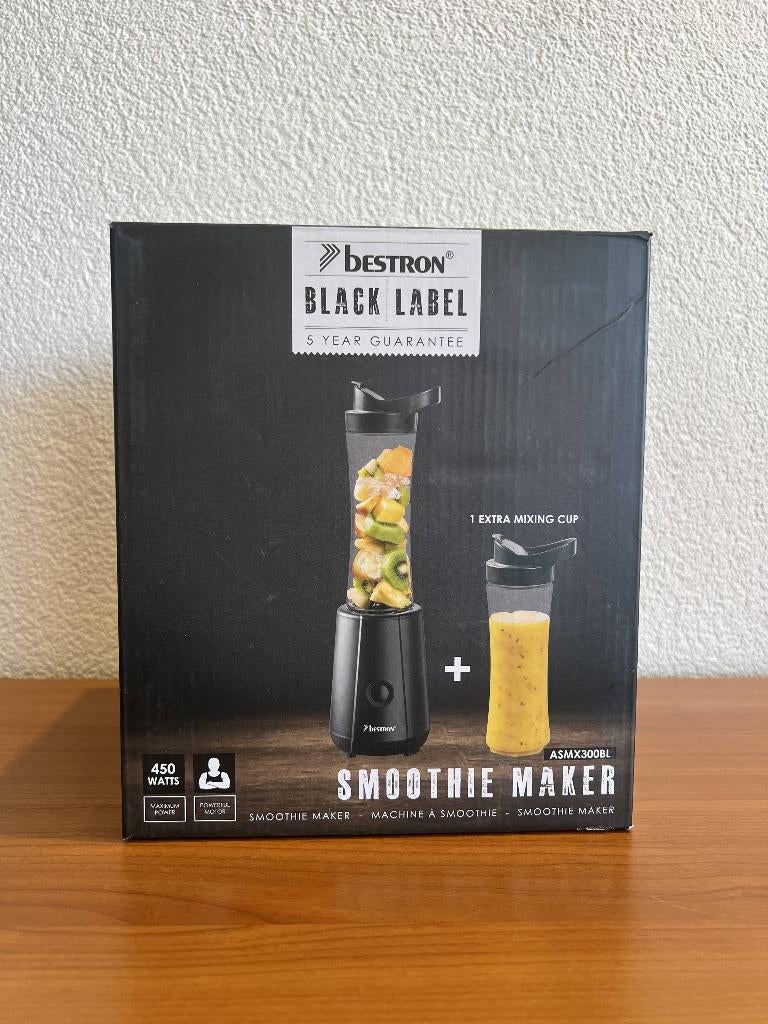 Bestron - Smoothie Maker - Black Label, Verzenden, Nieuw, Blender