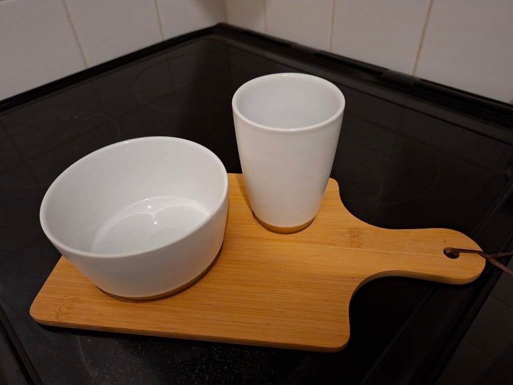 Campina ontbijtsetje - Zo goed als nieuw, Ophalen of Verzenden, Zo goed als nieuw, Overige stijlen