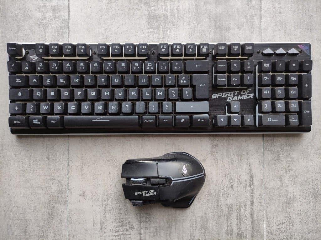 Toetsenbord met muis Spirit of Gamer, Ophalen of Verzenden, Toetsenbord en muis-set