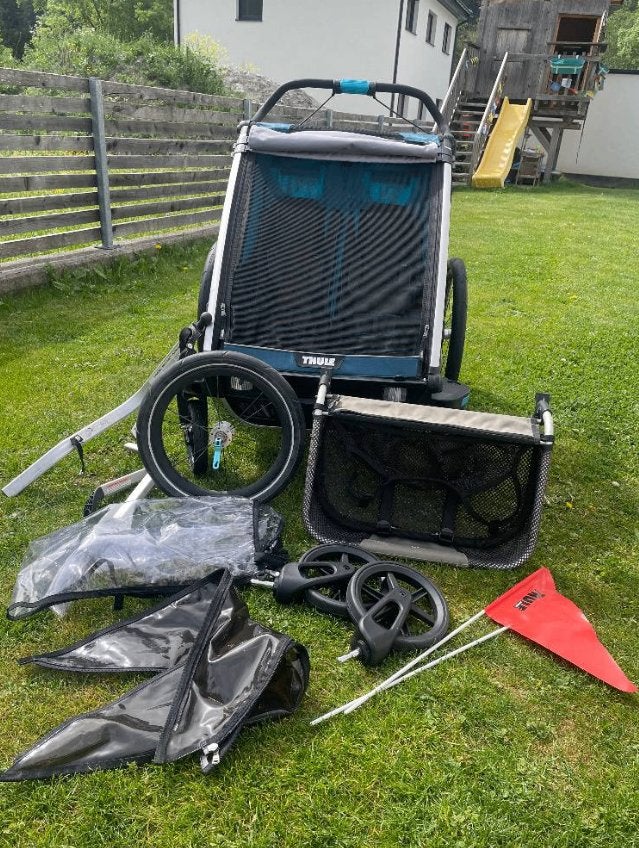 Thule Chariot Sport 2, Ophalen of Verzenden, Zo goed als nieuw, Kinderkar, Minder dan 20 kg